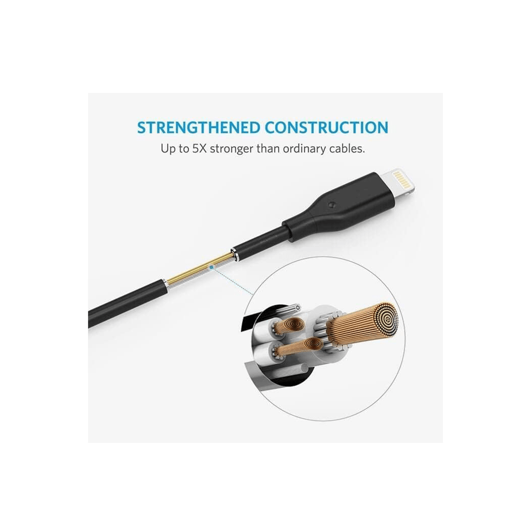Anker Powerline Select+ USB Cable with Lightning Connector 3FT - Black in Qatar in Qatar Anker Powerline Select+ USB Cable with Lightning Connector 3FT - Black in Qatar in Qatar